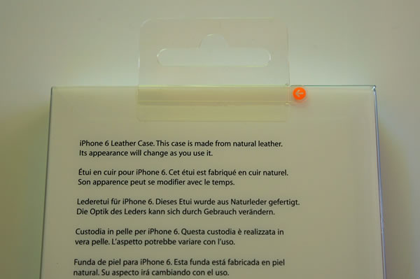 Análisis funda funda de piel de Apple para el iPhone 6